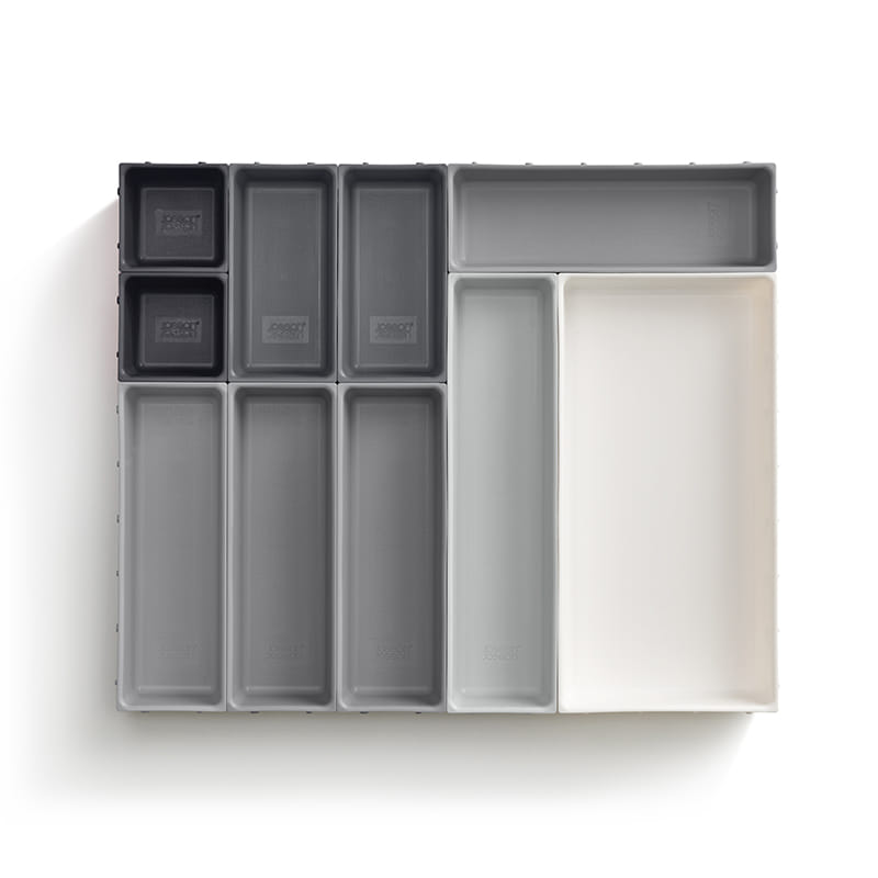ชุดอุปกรณ์เก็บของในลิ้นชัก 10 ชิ้น Joseph Joseph สีเทา Joseph Joseph รุ่น Blox N85200_0